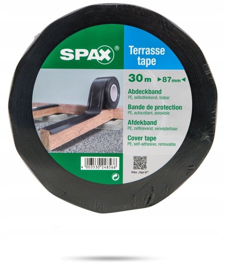 SPAX taśma izolująca na taras legar deska 87 mm 30 mb