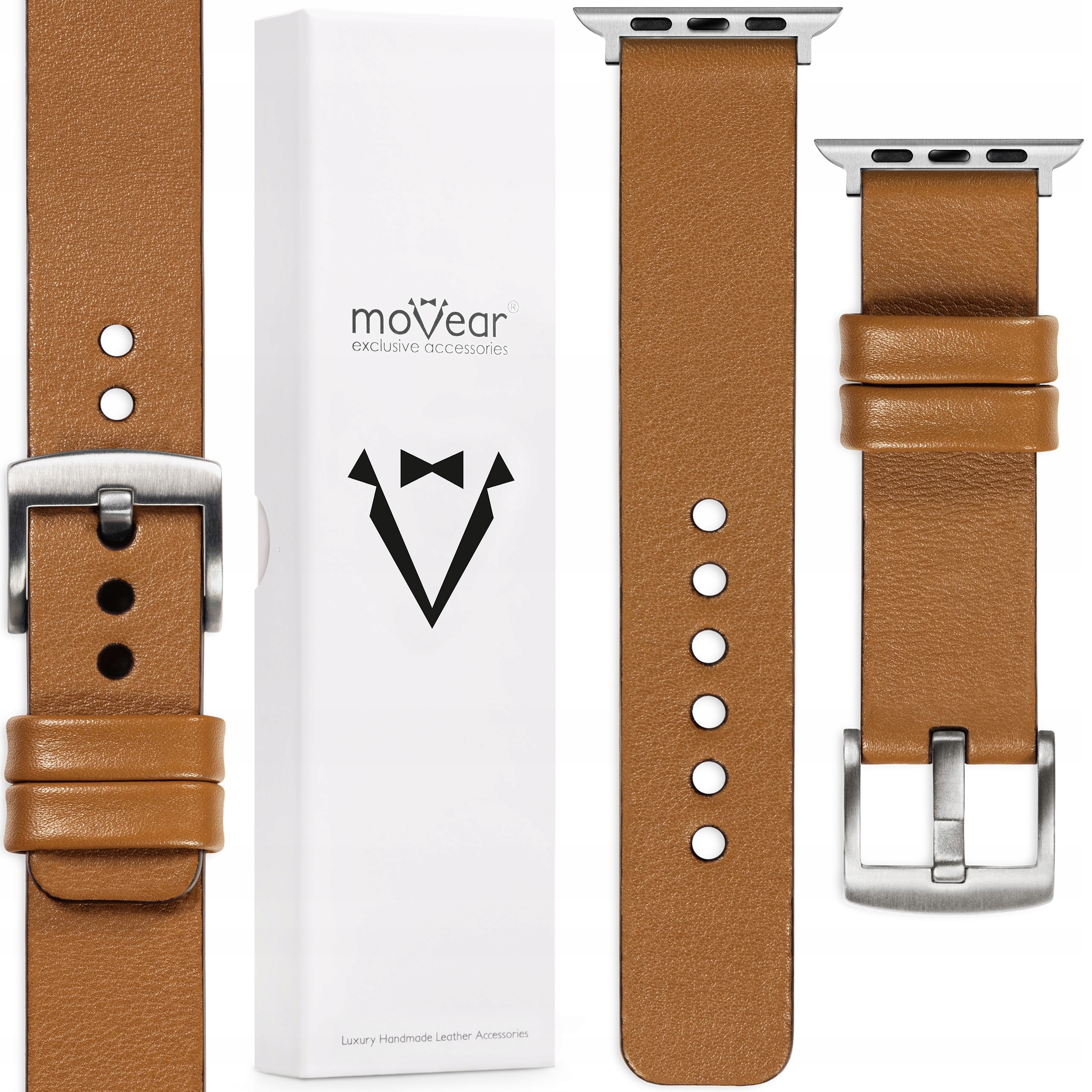 

Pasek skórzany do Apple Watch 8-1 Se 45/44/42 22mm