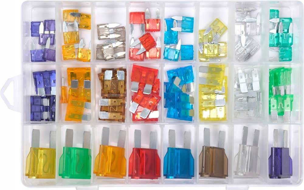 BEZPIECZNIKI SAMOCHODOWE MINI STANDARD MAXI ZESTAW Marka Yato