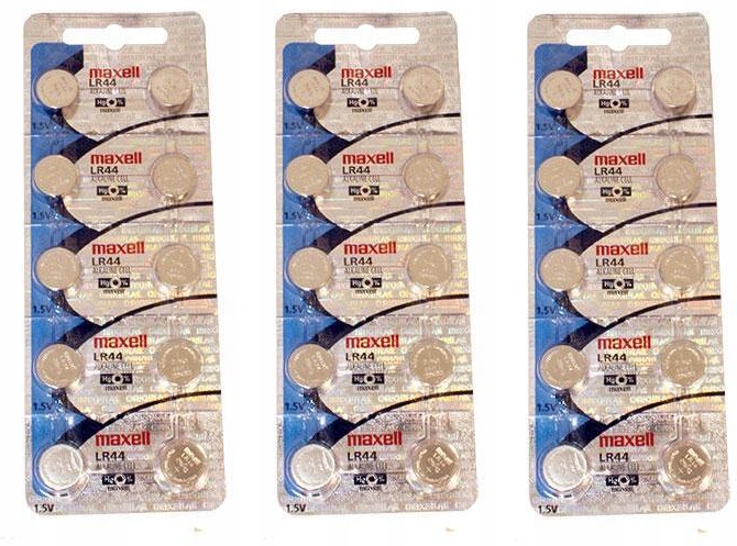 

Bateria alkaliczna Maxell LR44 30 szt