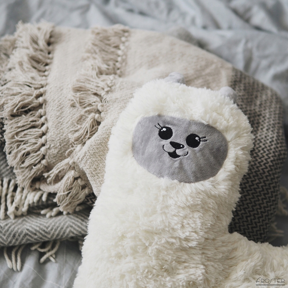 WALENTYNKI Prezent PODUSZKA TERMOFOR LAMA Romantyczny dla Żony Dziewczyny Typ poduszka