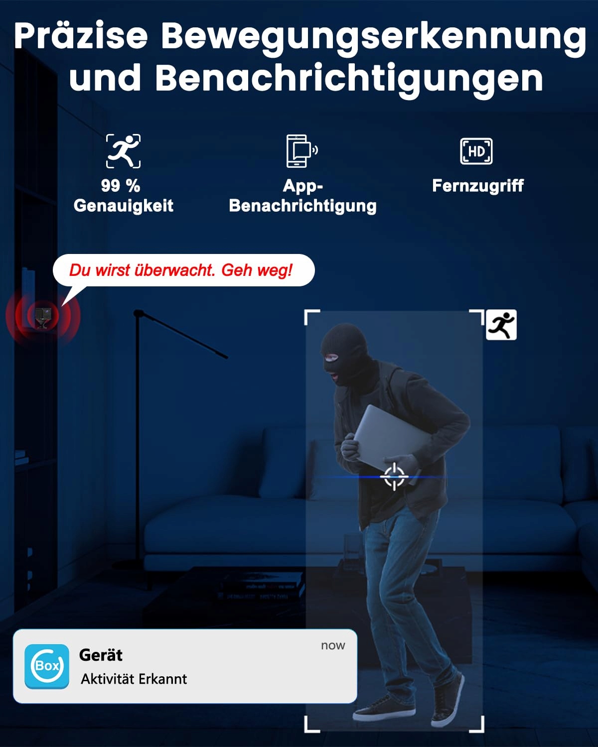 BEXTGOO Kamera 4G LTE z SIM Bezprzewodowa 5200mAh AI Detekcja Ruchu — miniatura 7