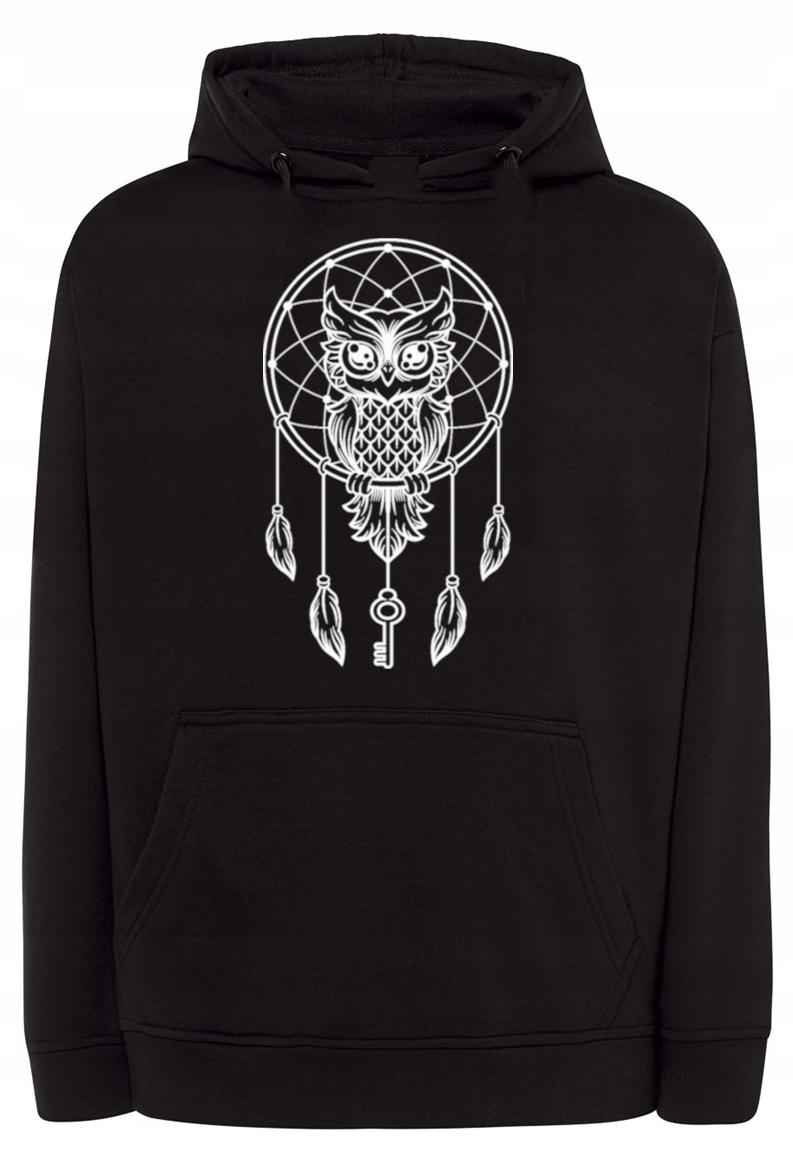 Mikina s pěkným potiskem lapač snů Sova vel. L