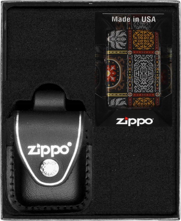 Sada Zippo Zapalovač Pattern Design Dárková sada No3