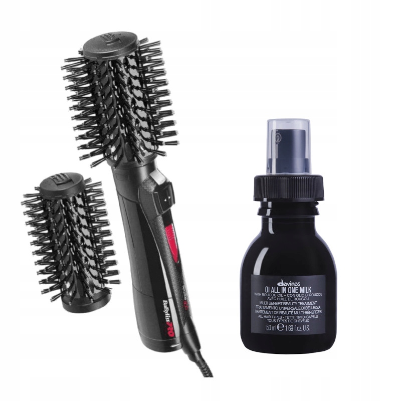 Babyliss Pro Rotující 800 Mléko Davines Sada