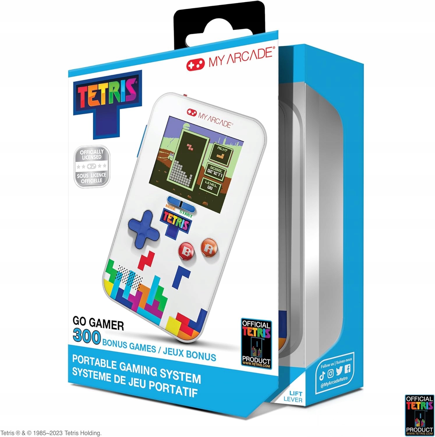 MY ARCADE GO GAMER TETRIS / KONSOLA / PRZENOŚNA /301 GIER