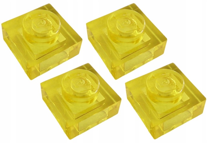 

Lego Płytka 1x1 Trans Żółta (3024/6252045) 4szt