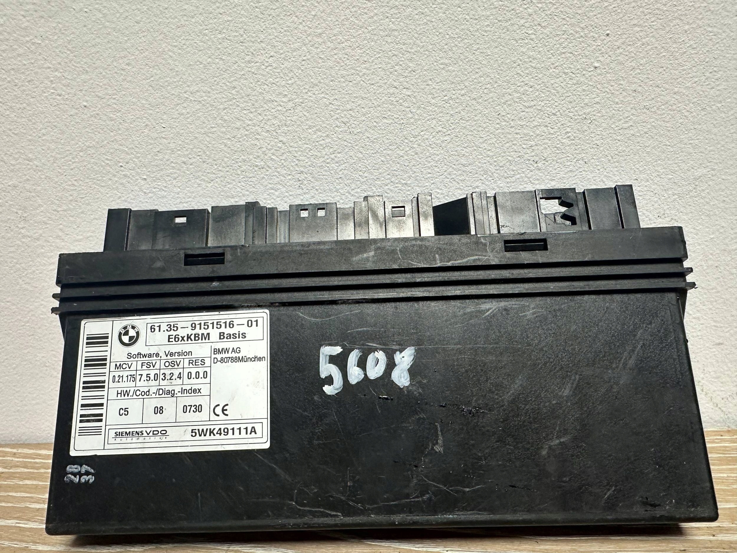 Unité commande confort Wszystkie BMW 5 E60 E61 9151516