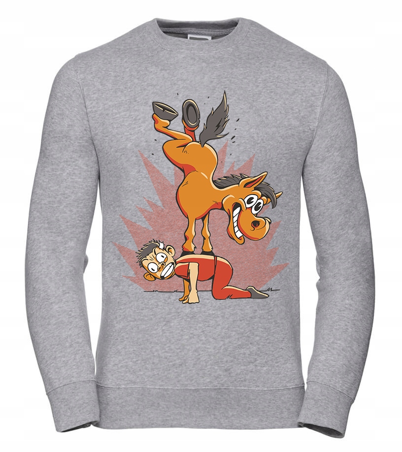 Dámská Mikina Horse Acrobat 2XL šedá