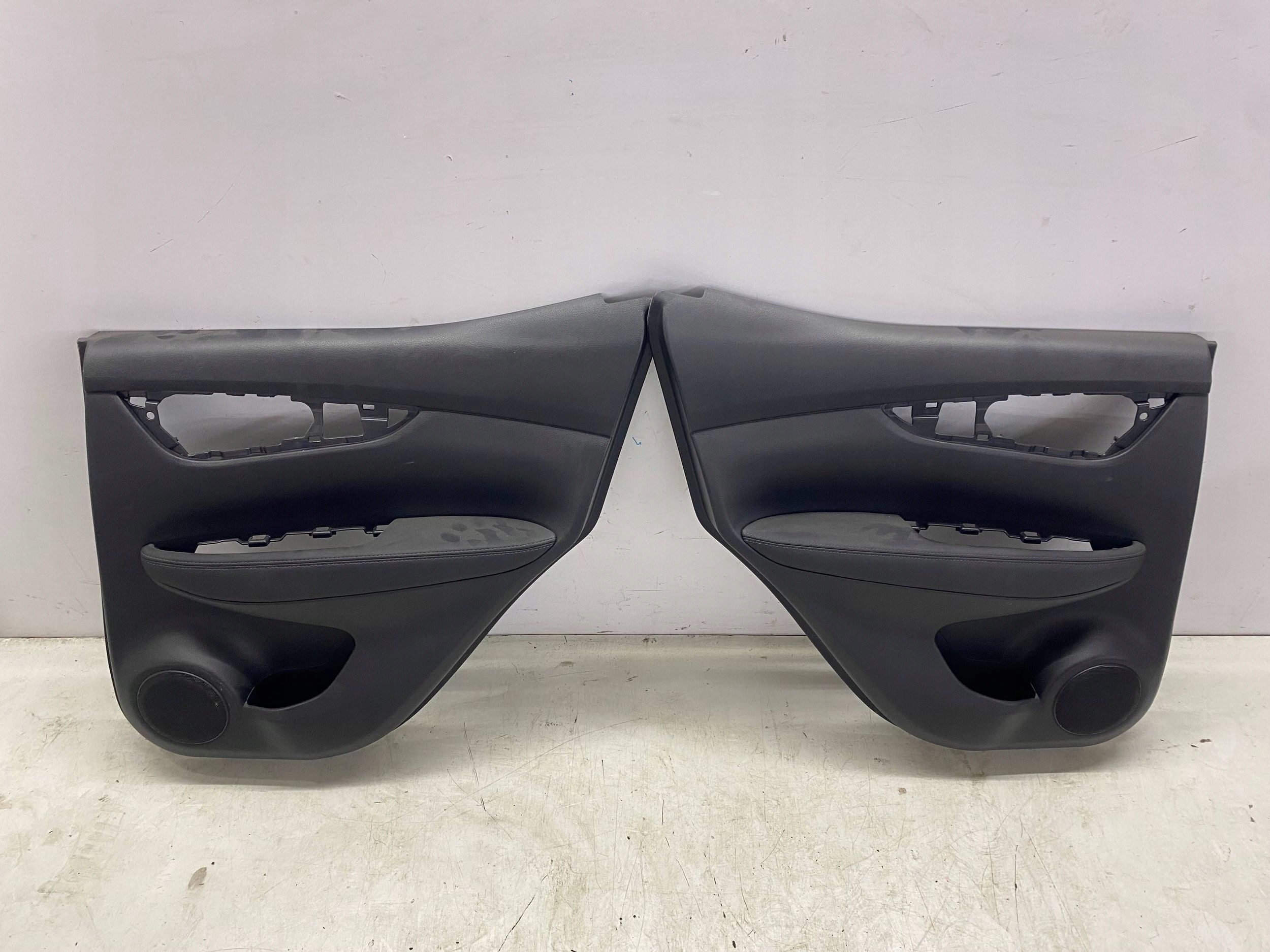QASHQAI J11 seats side KOMPLET BEZOWE leather ALCANTARA