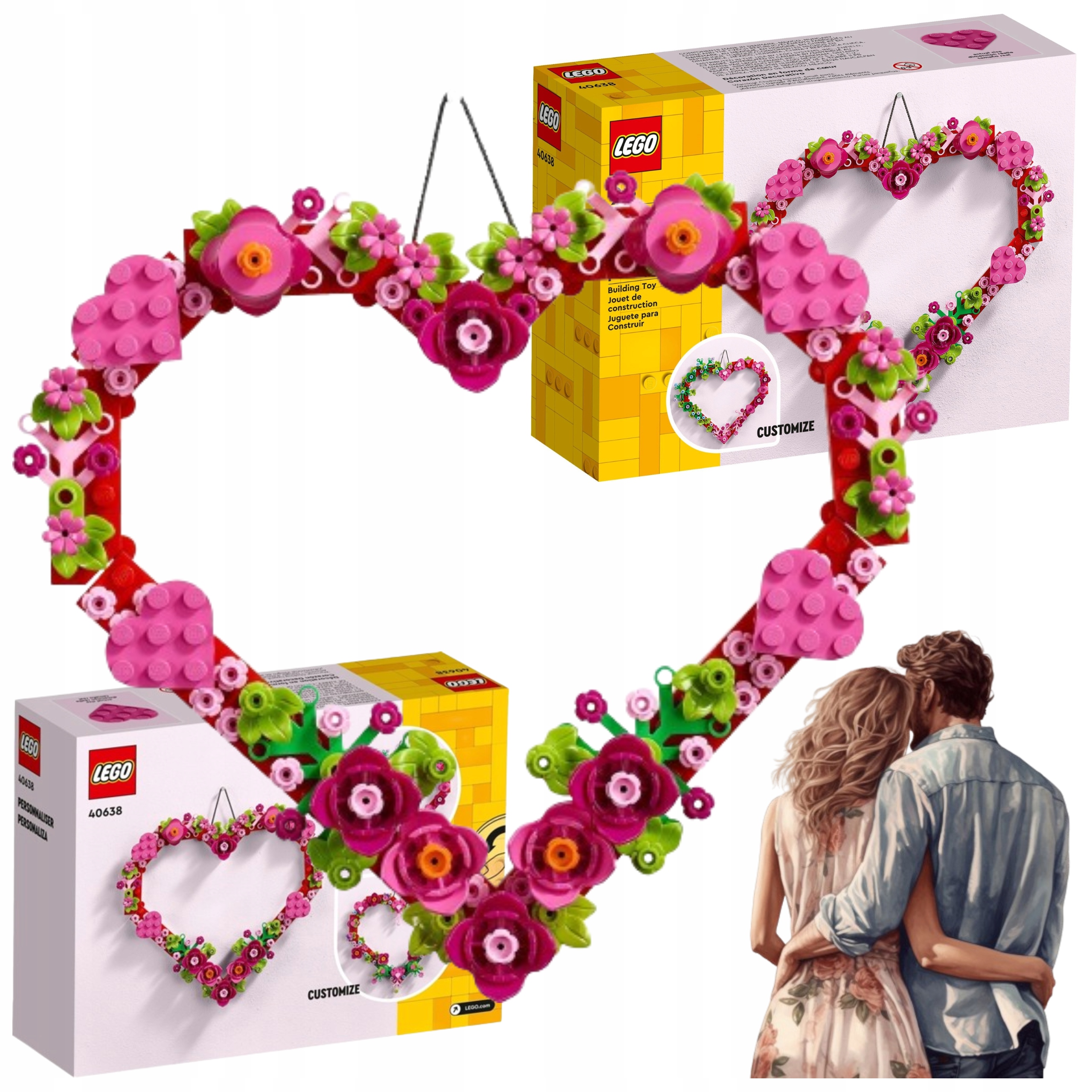Lego Creator 40638 Ozdoba w kształcie serca