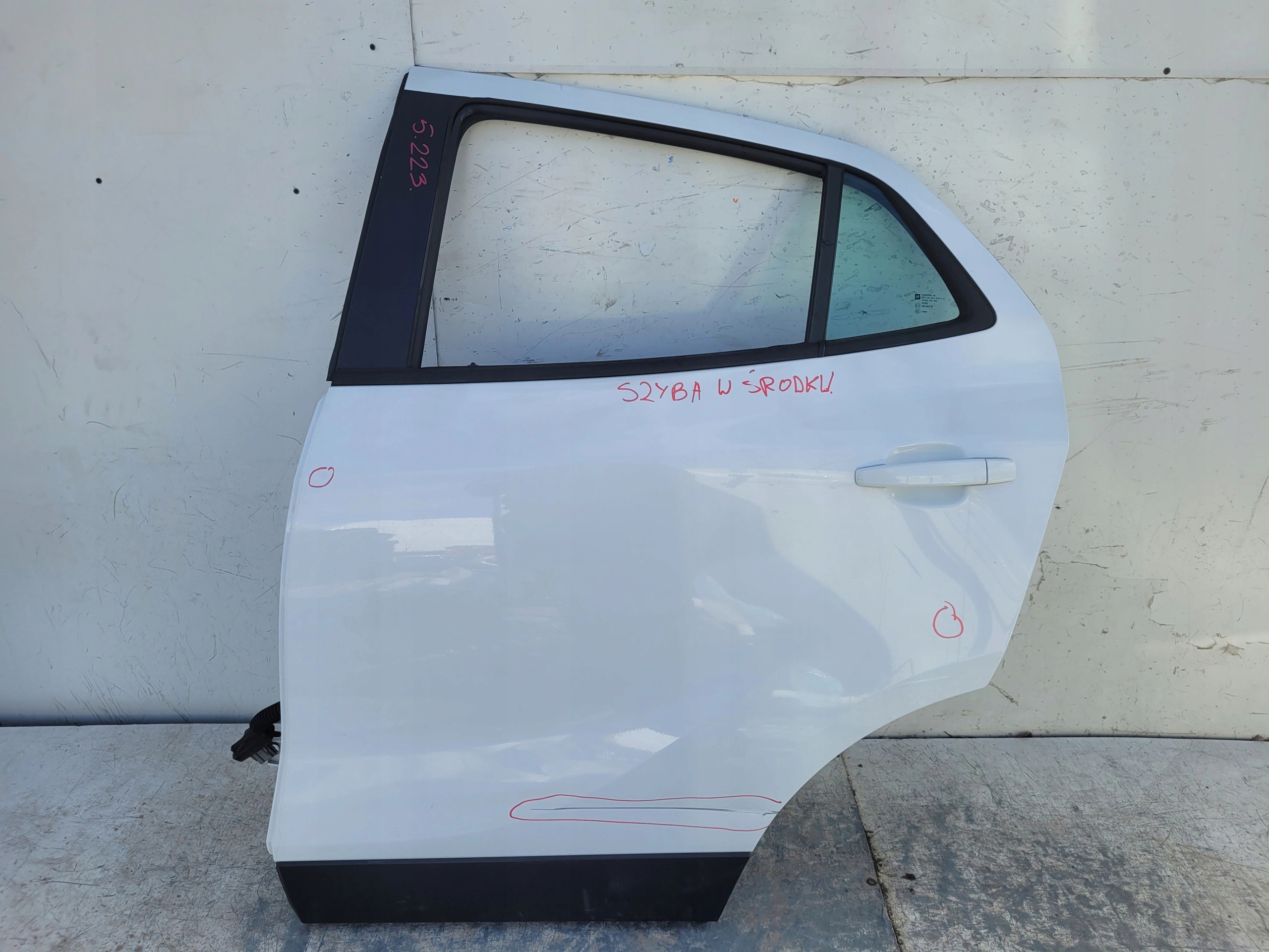 OPEL MOKKA A DRZWI LEWY LEWE TYŁ TYLNE