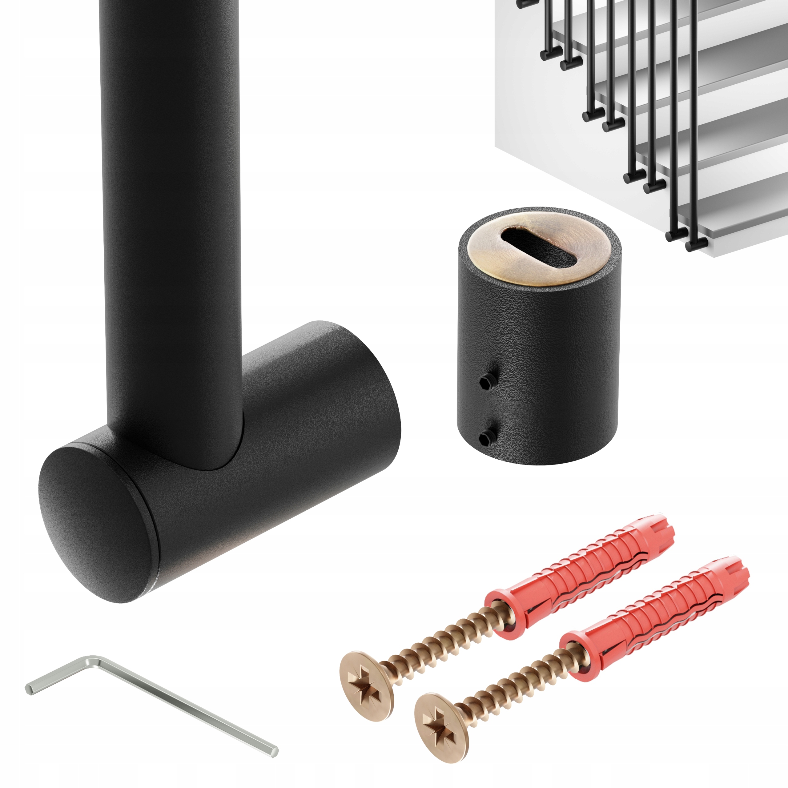 Zábradlí Na Schody Barierka Sloupek Struktura 25 mm 400 cm Harfa Sens