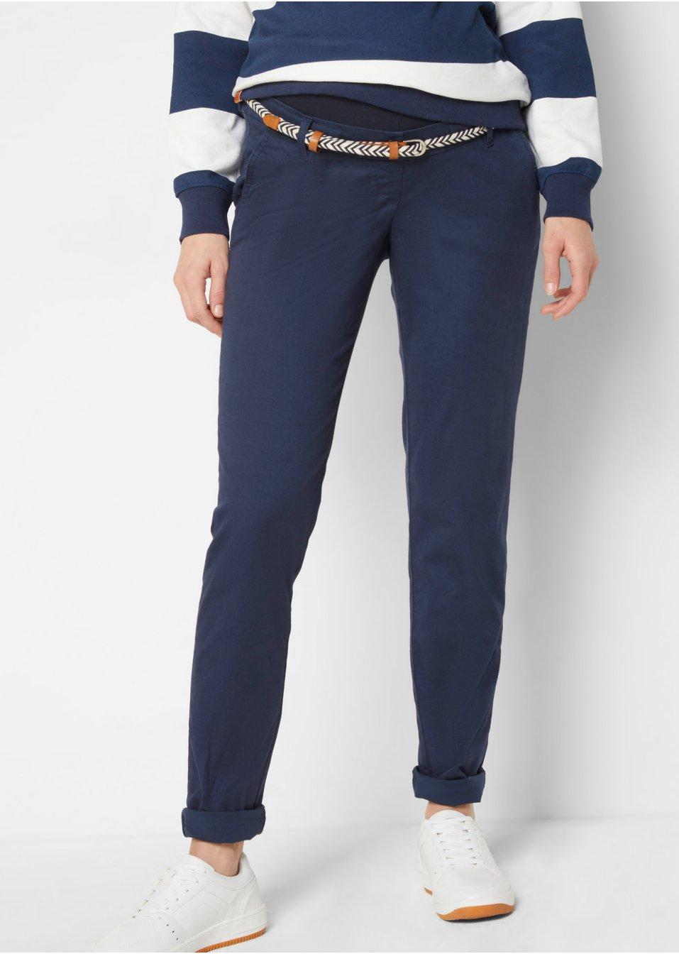 F00937 A17 CHINOSY CIĄŻOWE PASEK 38