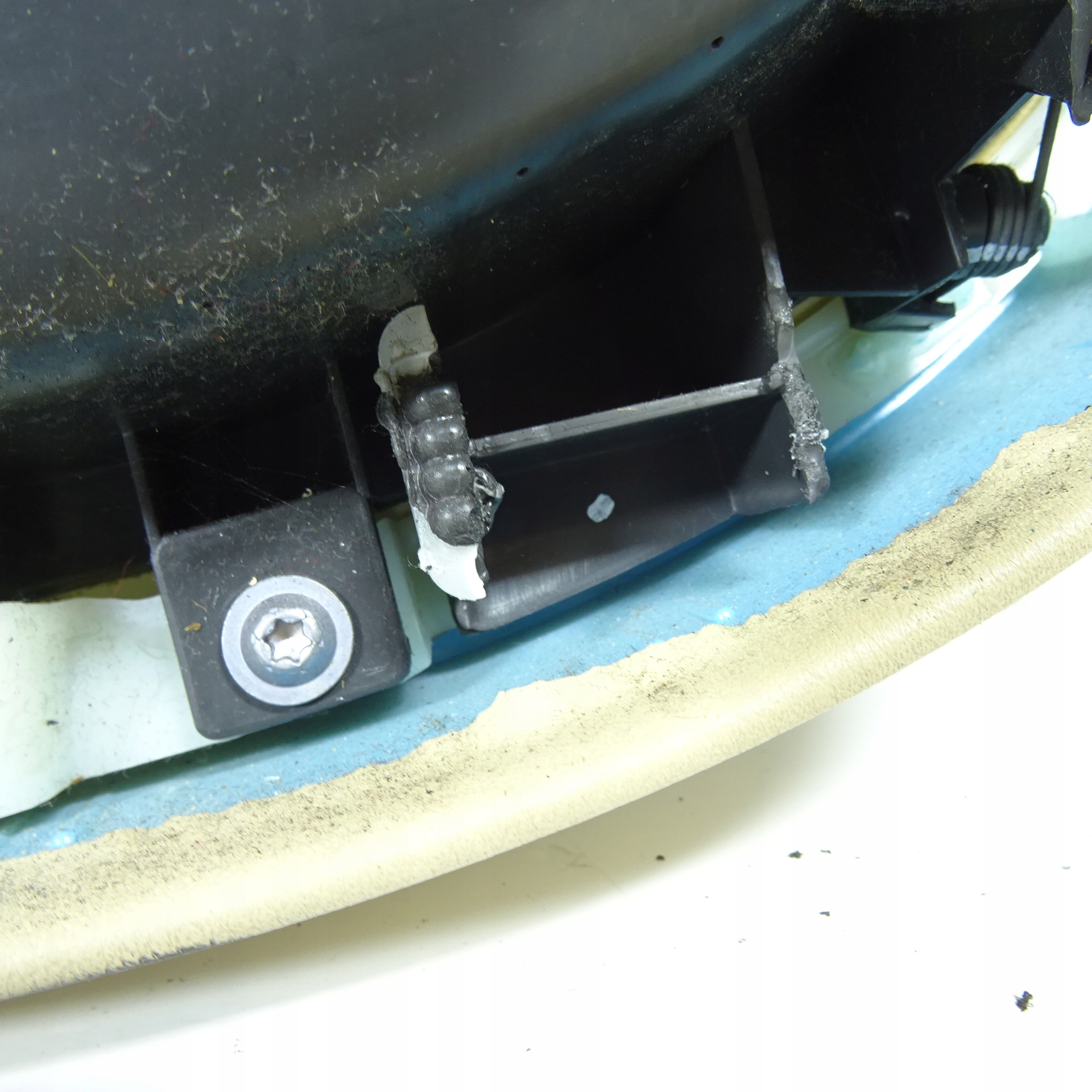 VW PHAETON upholstery door front left 3D1867011