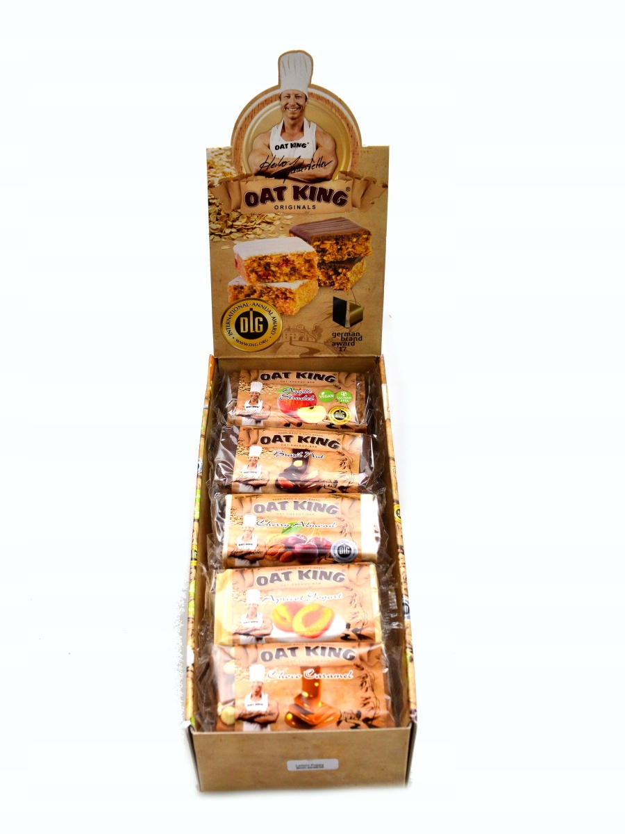 Levně Oat King Energy bar 10 x 90 g flapjack lemon poppy economy pack