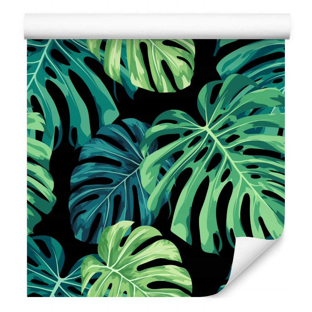 Tapeta do obývacího pokoje Exotické Listy Monstera Příroda