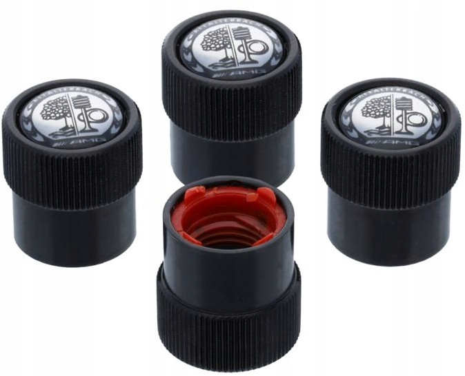 KAPTURKI NA WENTYLE KOL MERCEDES AMG CZARNE