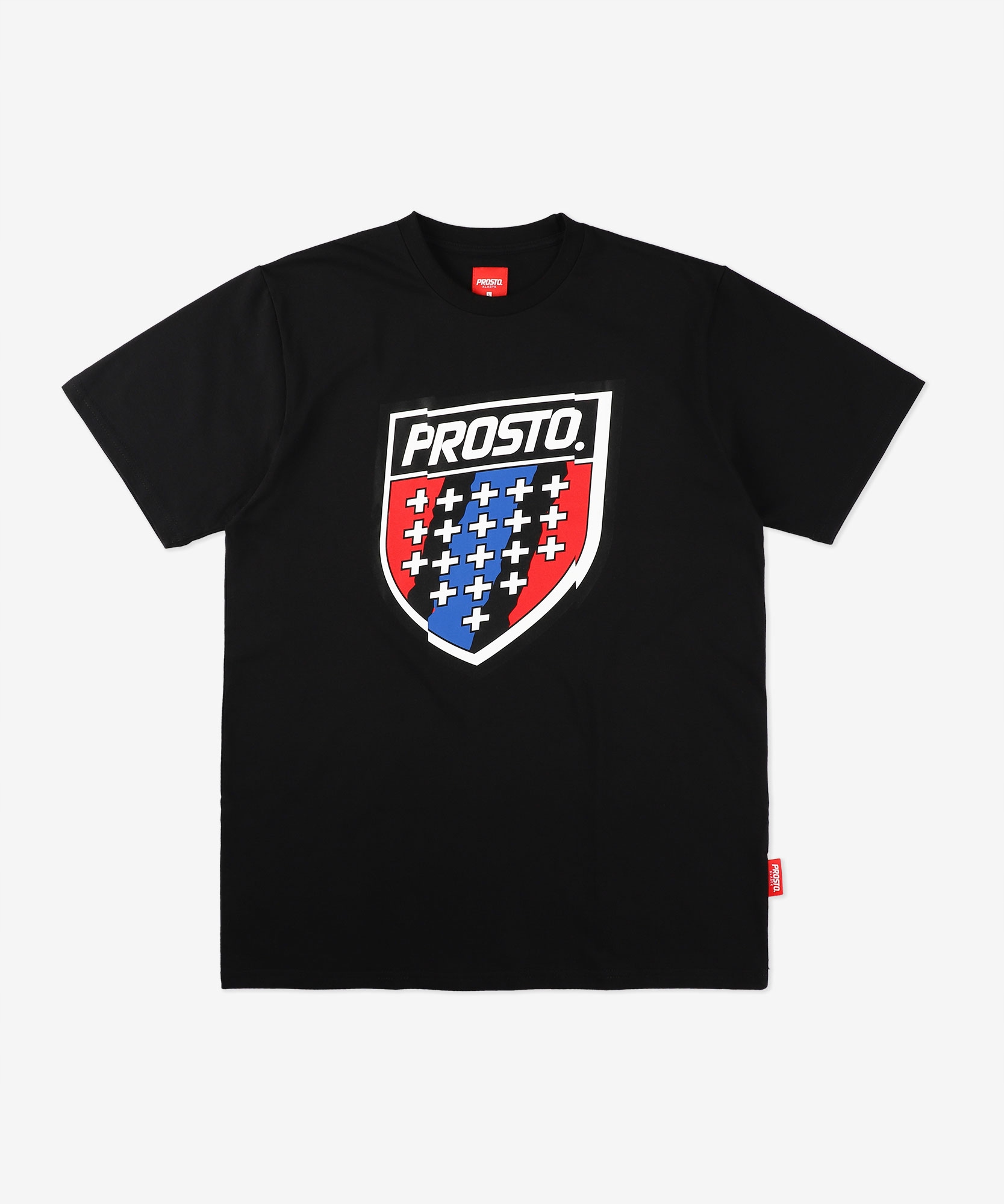 

Męska czarna koszulka Prosto T-shirt Tsunam S