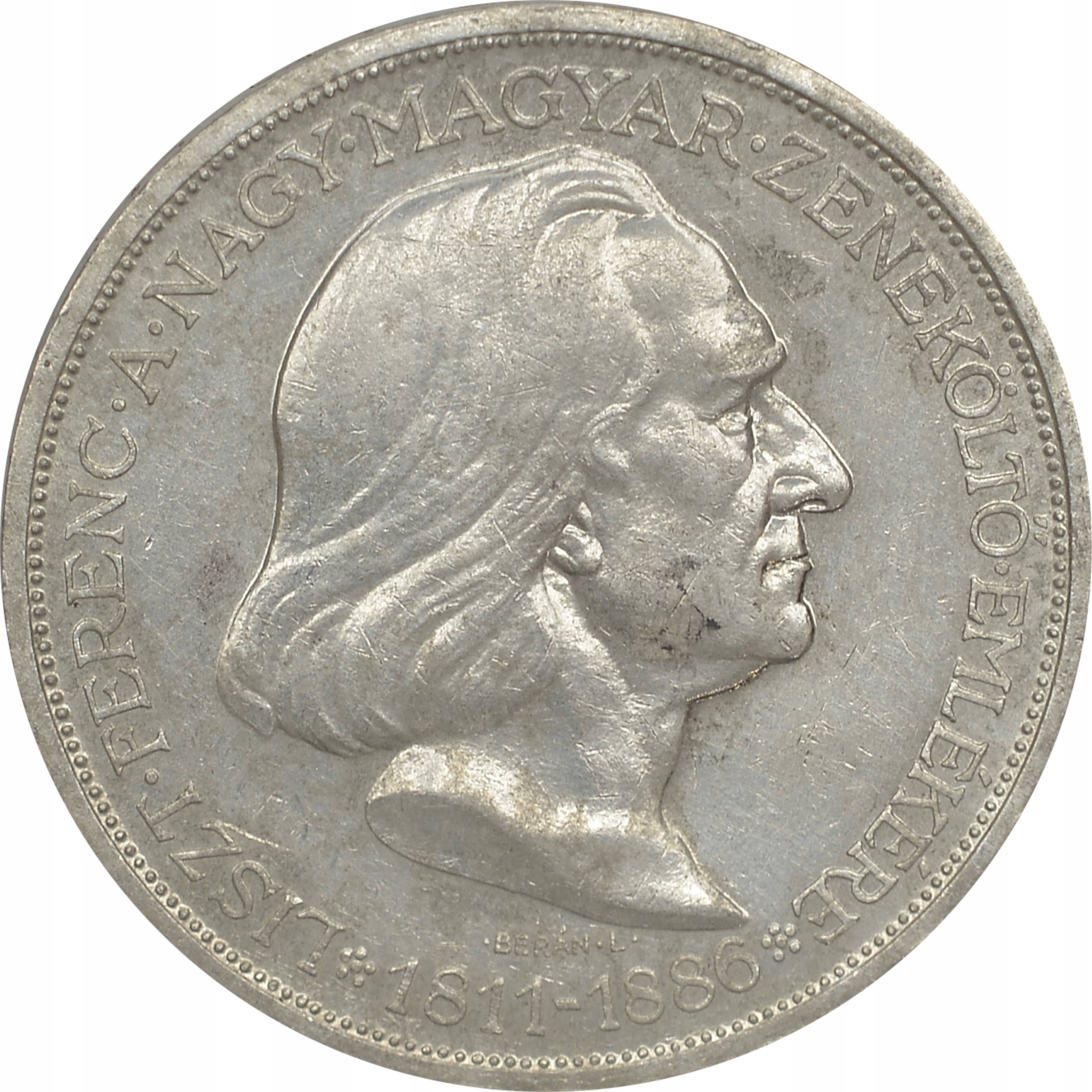 9.ch.WĘGRY, 2 PENGO 1936 LISZT