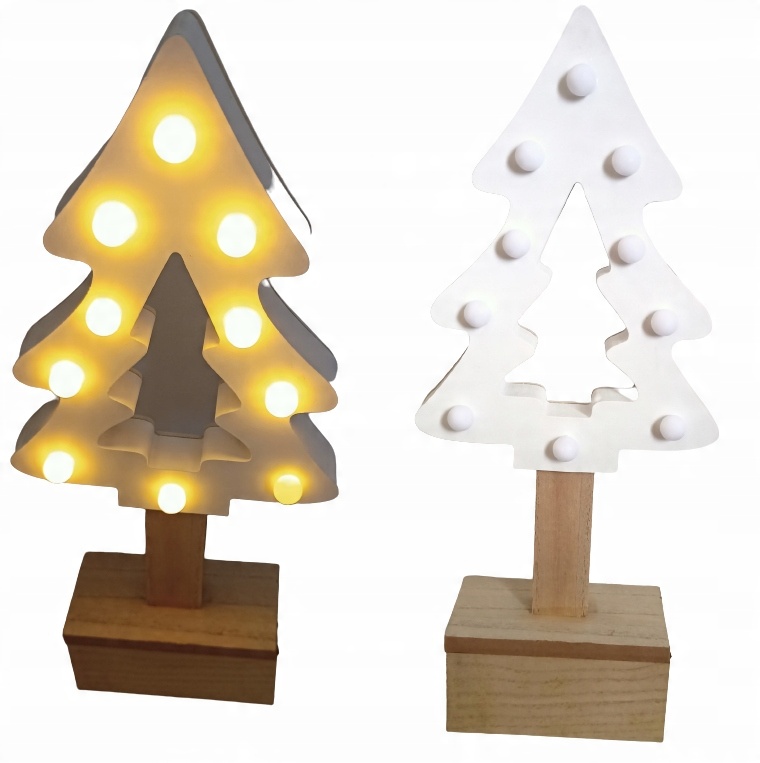 

Choinka Drewniana Led Świąteczna 3D Dekoracja