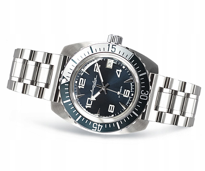 Hodinky Vostok Automatik Amphibia 170894 Blue Klasika