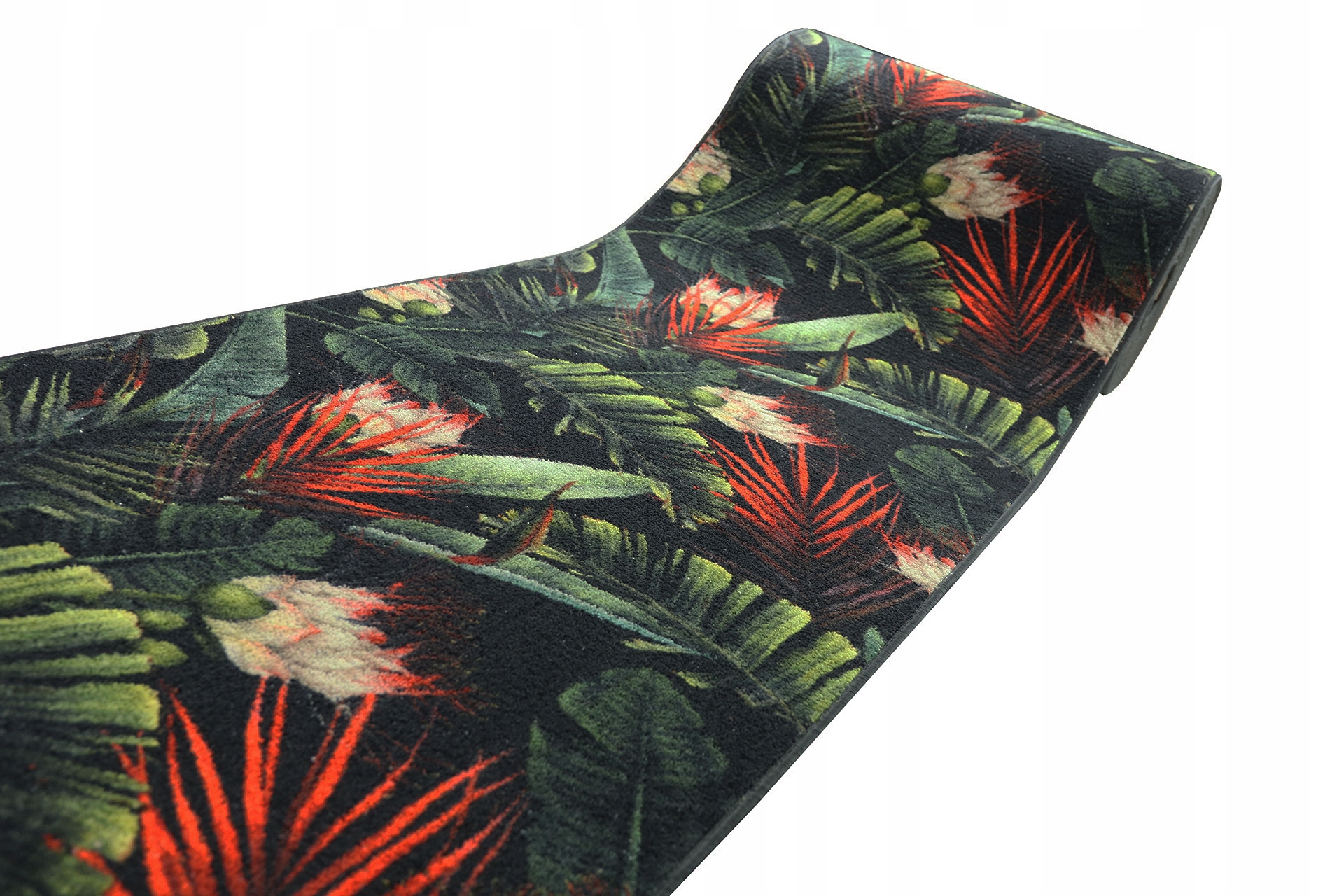 ANTYPOŚLIZGOWY CHODNIK 80cm PALMY KWIATY MONSTERA