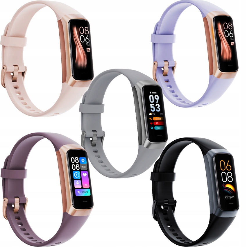 SMARTWATCH SMARTBAND FIT SMS PULS EKG AMOLED Komunikacja Bluetooth