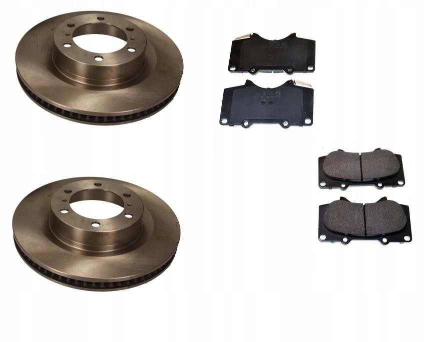 Kotouče Kostky Toyota Landcruiser J15 2010- Přední Sada 338MM