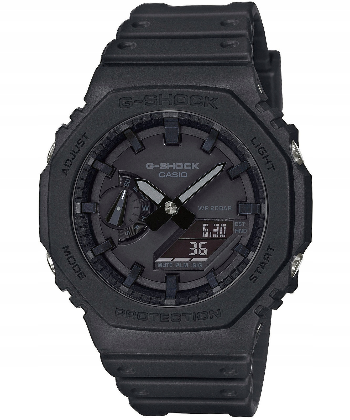 Hodinky Casio G-shock Octagon Carbon Core Guard Casio-GA-2100-1A1ER