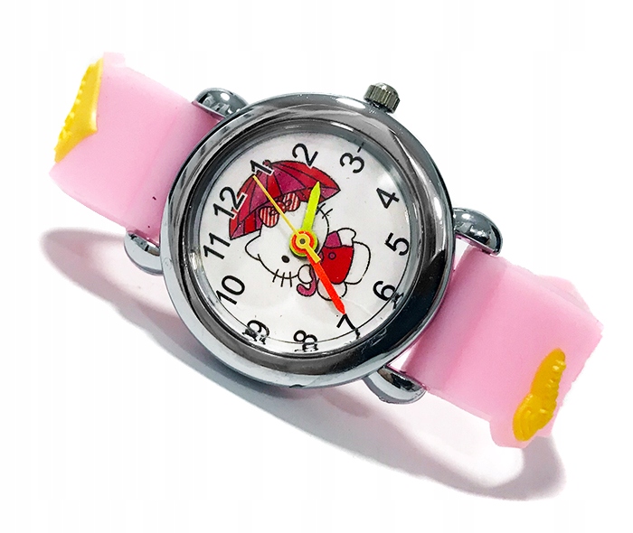Zegarek dziecięcy - Hello Kitty - różowy biały Rodzaj analogowe