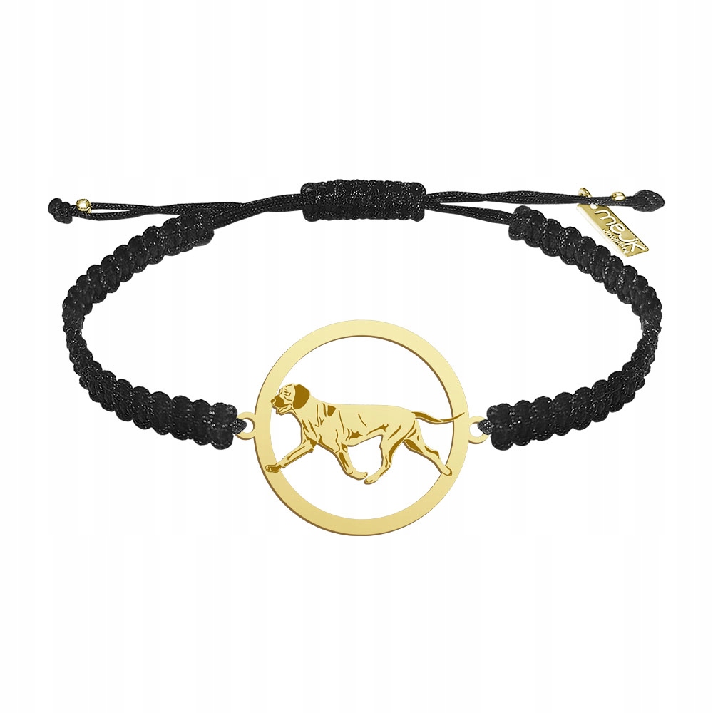 Zlatý náramek z hannoverského posokovce 925 Makramé Šperky Gravírování