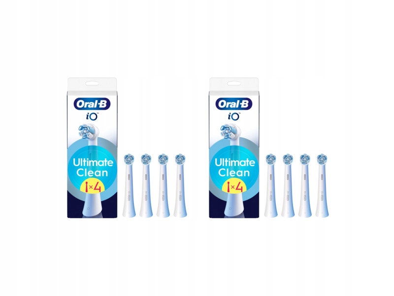 Końcówka szczoteczki Oral-b iO Ultimate Clean Biały (2x4 szt.)