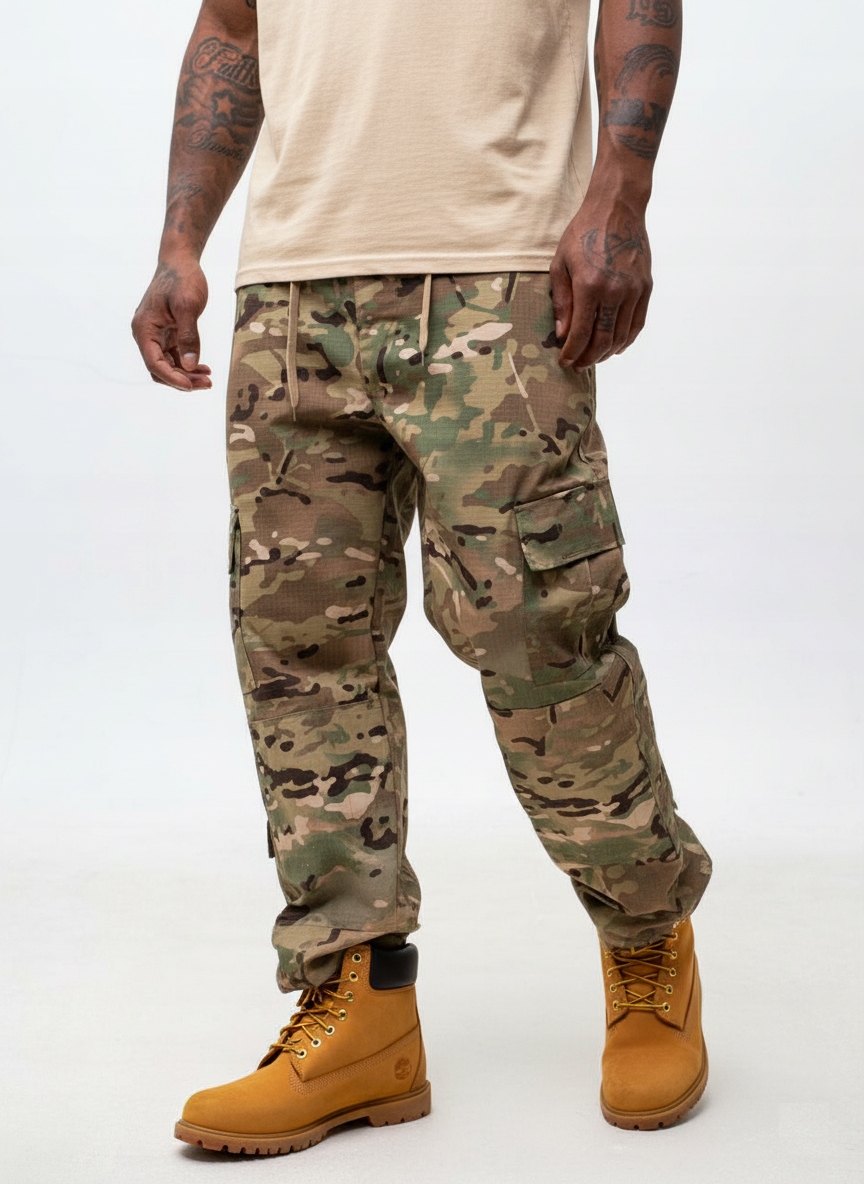 Vojenské Kalhoty Maskáčový Kapsáče Pánské Camo Jigga Usa Vojenské Rip-stop L