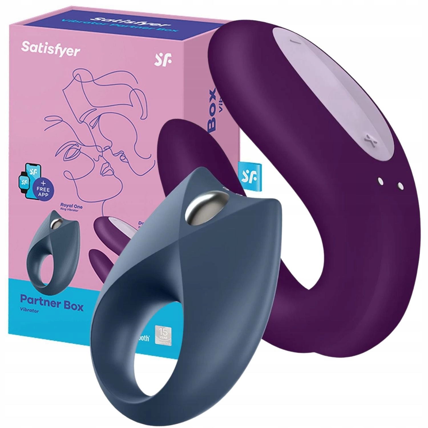 

Satisfyer Partner Box 2 (Double Joy Royal One)