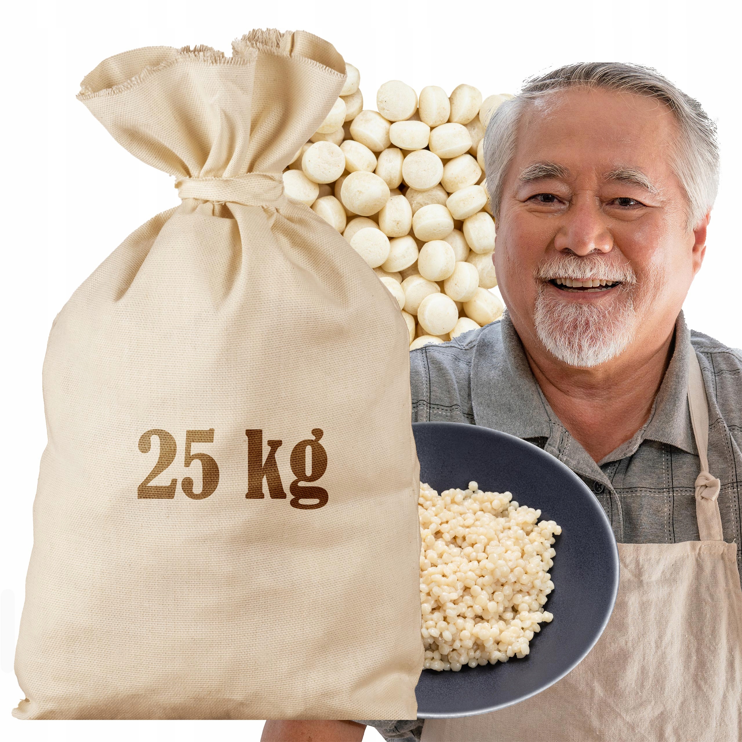 Kuskusová Kaše Perlová 25 Kg Sáček