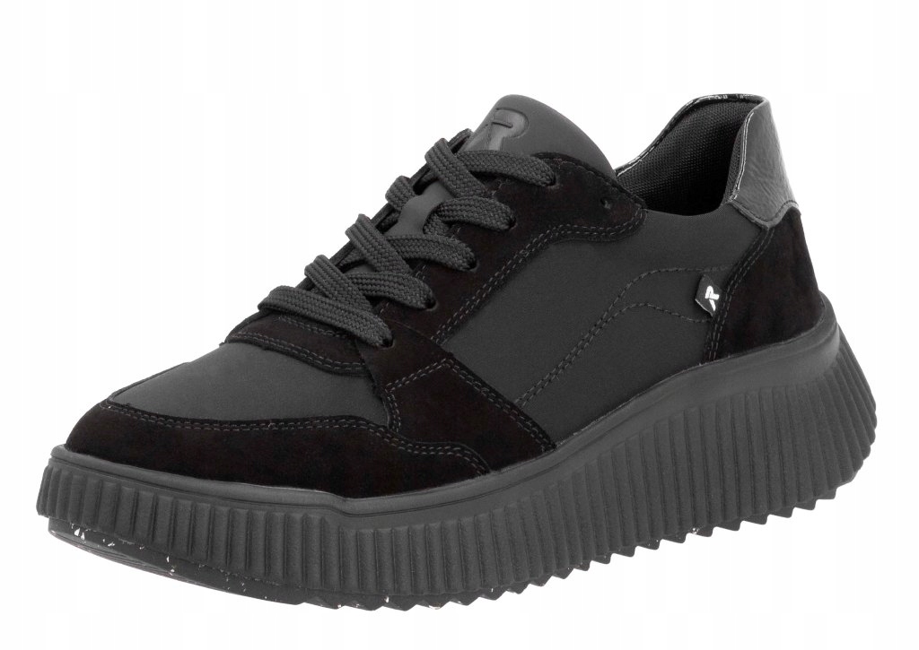 Rieker Revolution W1700-00 vel.38 černé polobotky sportovní tenisky Soft
