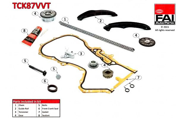 Fai Sada Rozvodového Řetězu Vw Golf V 1.4 Tsi (05