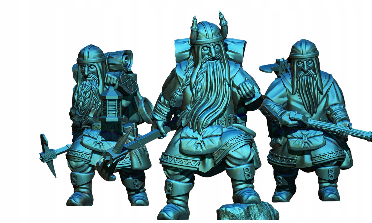 Dwarven Miners - 3x