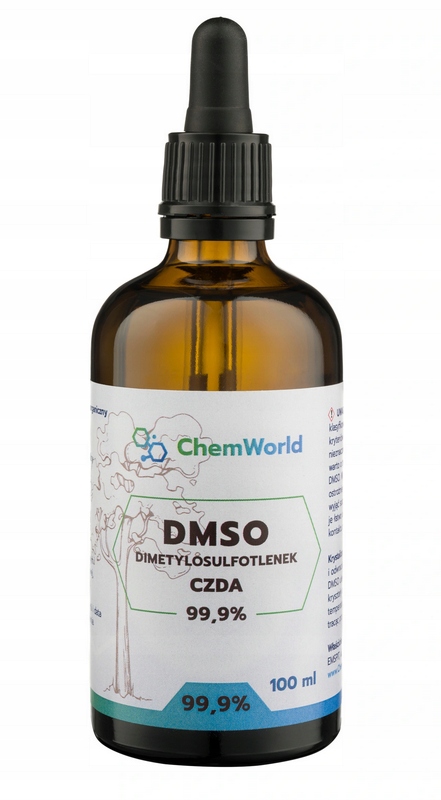 

Dmso Dimetylosulfotlenek Czda ChemWorld 100 ml