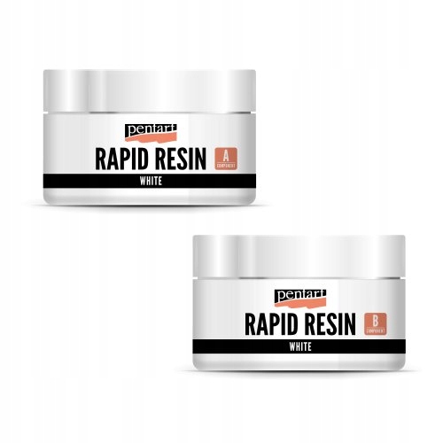 Rychle tuhnoucí pryskyřice Rapid Resin Pentart 150 ml Bílá