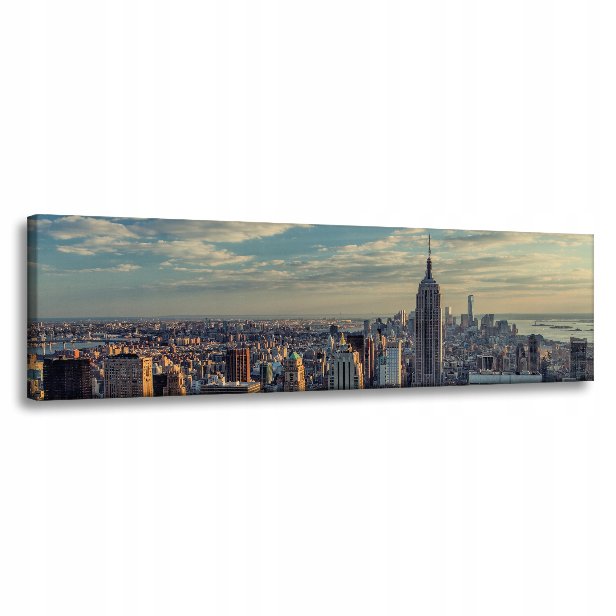 Obraz na plátně Architektura západ slunce Manhattan Usa Amerika 150x50 cm