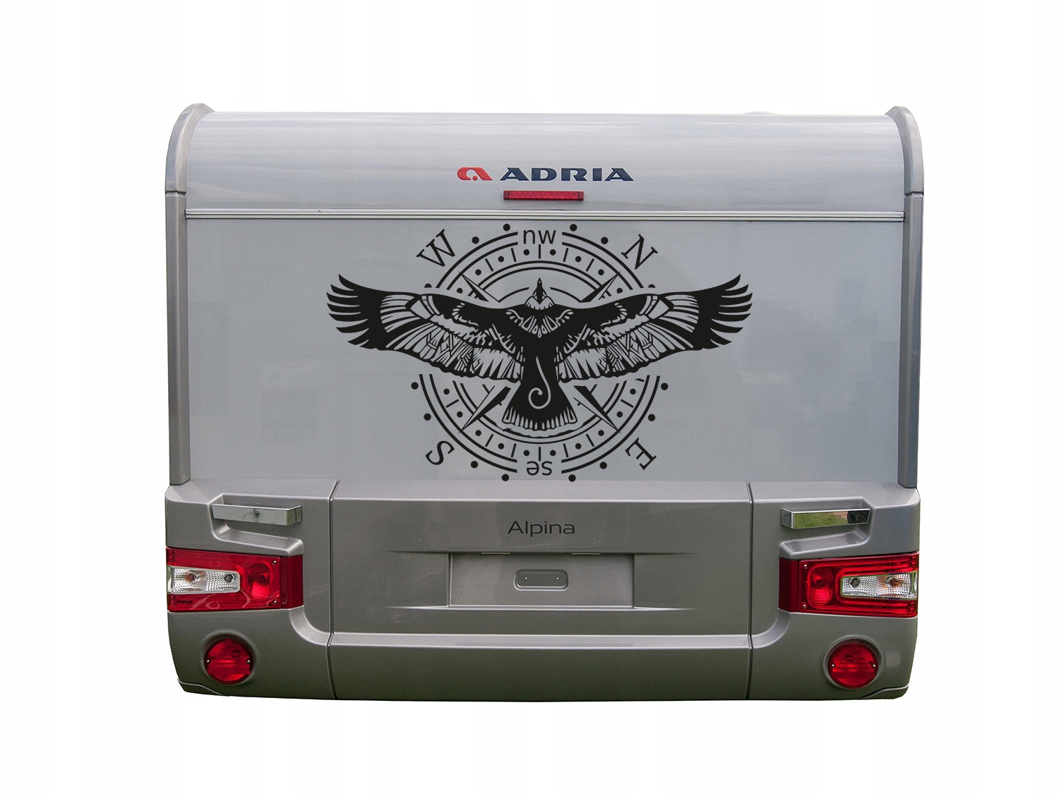 NAKLEJKI NA SAMOCHOD CONDOR ROZA KOMPAS 71x43cm EAN 5904024819530