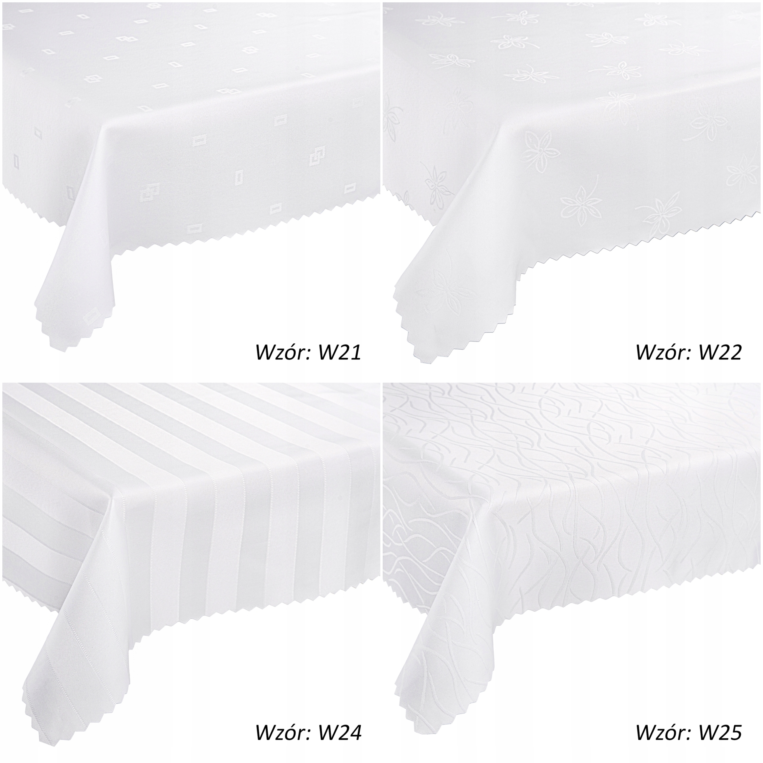 OBRUS PLAMOODPORNY NA WYMIAR POLSKI ŻAKARD 140x300 Szerokość produktu 140 cm