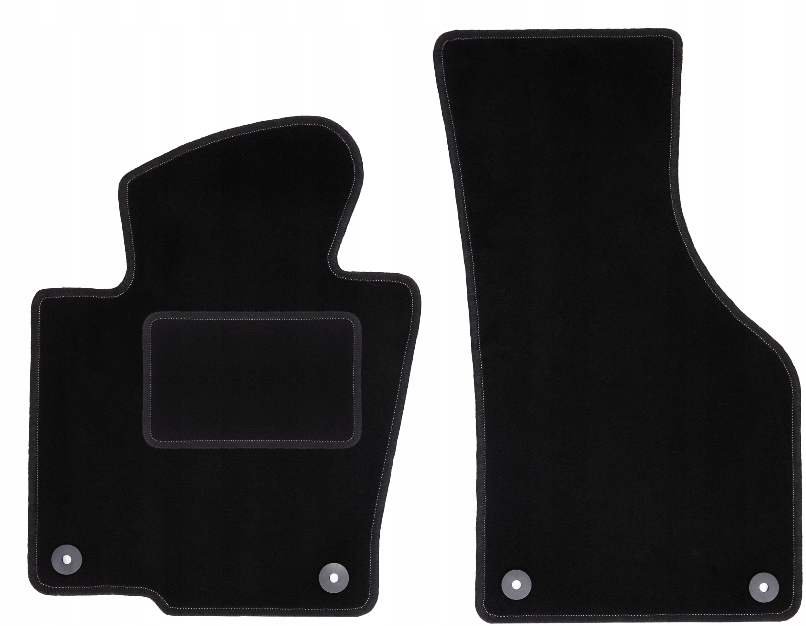 Dywaniki welurowe przednie do: Volkswagen Passat B7 sedan, kombi, variant