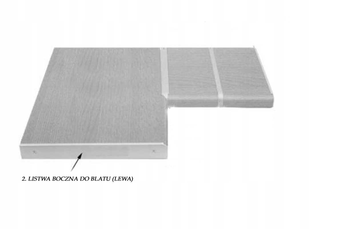 Listwa Boczna Do Blatów 28 mm Lewa London