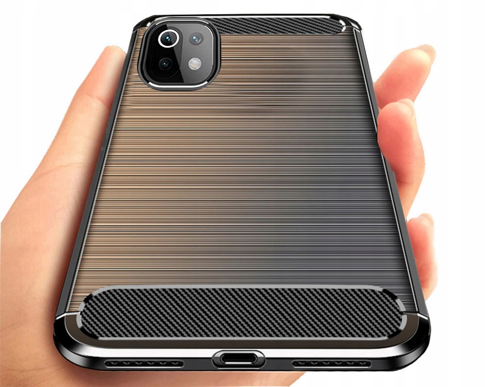 

Etui do Xiaomi Mi 11 Lite Pancerne Karbon Szkło