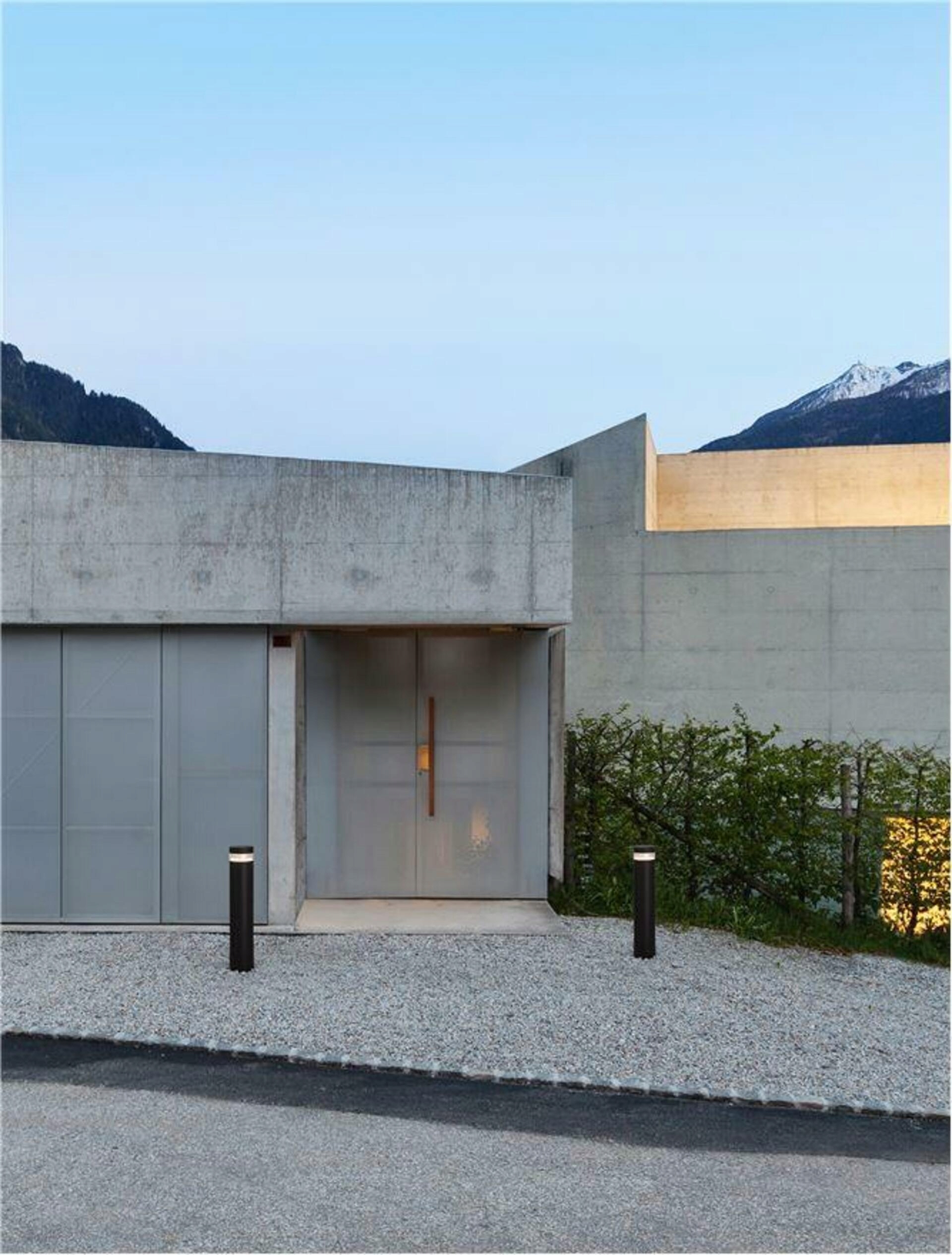 Nova Luce vonkajšie stĺpové svietidlo Tala čierny hliník a akryl Led 12W 300