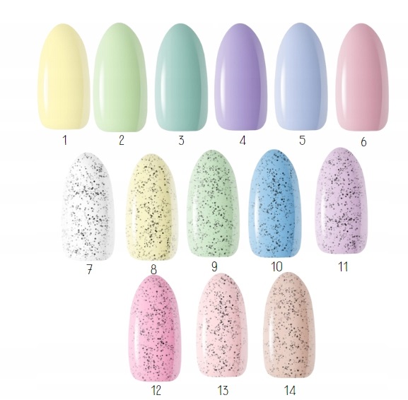 CLARESA LAKIER HYBRYDOWY UV/LED MARSHMALLOW WYBÓR KOLORU Pojemność 5 ml