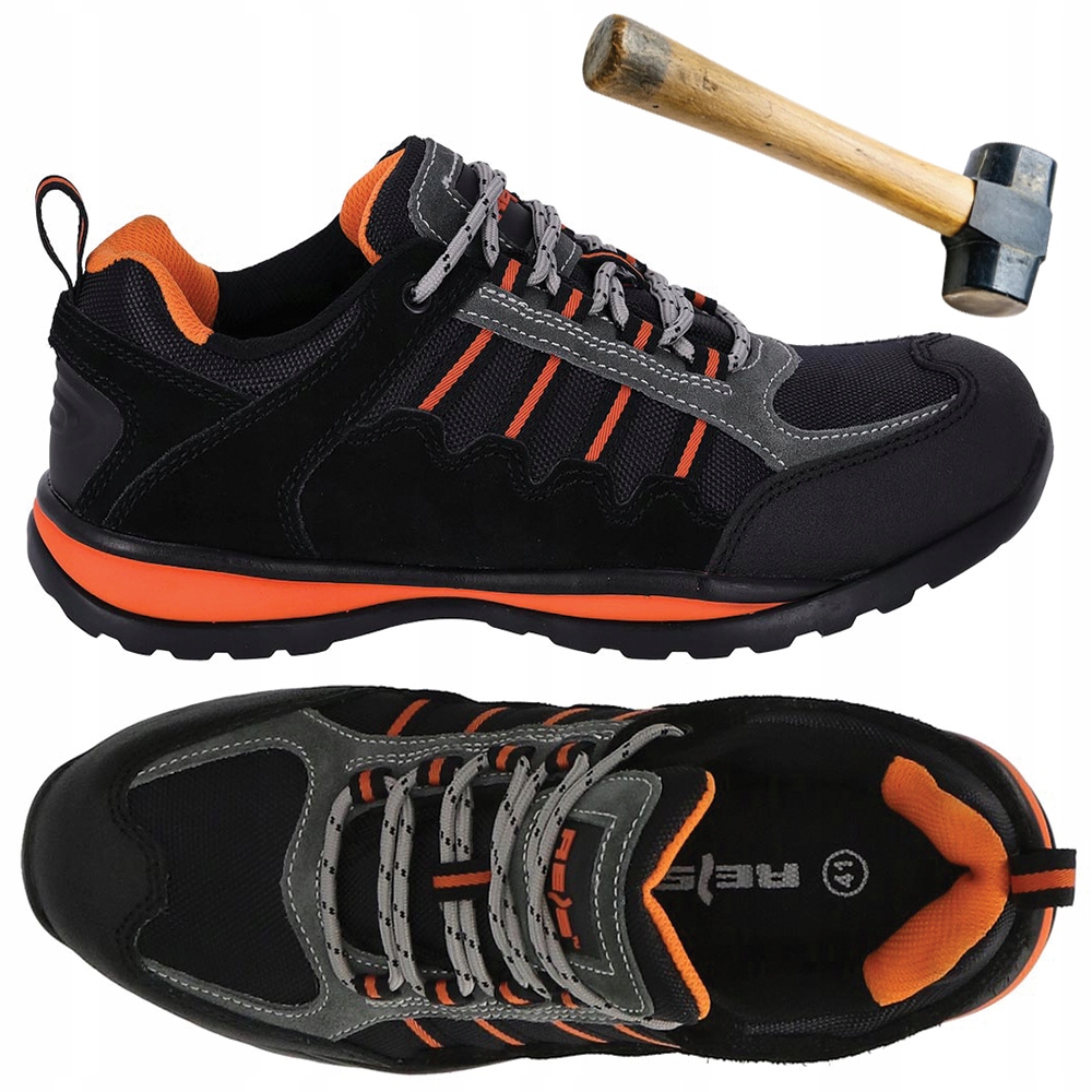 Pracovní Obuv Pánská Kožená Síťovina Podrážka Eva Plech Chránící Prsty 45